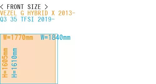 #VEZEL G HYBRID X 2013- + Q3 35 TFSI 2019-
